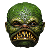 Ghoulies II - Fish Ghoulie Deluxe Adult Mask