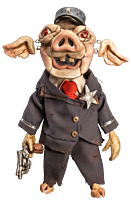 Spiral: From the Book of Saw (2021) - Mr. Snuggles Puppet 1:1 Scale Life-Size Prop Replica