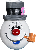 Frosty the Snowman (1969) - Frosty the Snowman Adult Latex Mask (One Size Fits Most)