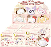 Hello Kitty & Friends - Fluffy Teddy Bear Series Blind Box Vinyl Plush Keychain (Display of 6)