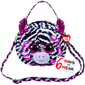 Beanie Boos - Zoey the Zebra 8” Flippable Handbag
