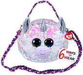 Beanie Boos - Diamond the Unicorn Flippable Handbag