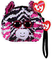 Beanie Boos - Zoey the Zebra 5” Flippable Coin Purse