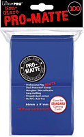 Ultra Pro - Blue Non-Glare Pro-Matte Standard Deck Protector Sleeves (100 Count)