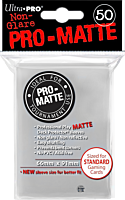 Ultra Pro - White Non-Glare Pro-Matte Standard Deck Protector Sleeves (50 Count)