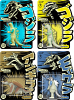 Godzilla - Glow-in-the-Dark ReAction 3.75" Action Figure Bundle (Set of 4)