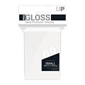 Ultra Pro - White PRO-Gloss Small Deck Protector Sleeves (60 Count)