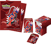 Pokemon - Koraidon ChromaFusion Standard Deck Protector Sleeves & Full View Deck Box Combo Pack