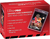 Ultra Pro - 200 Semi Rigid Graded Card Submission Holders with Storage Box