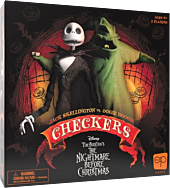 The Nightmare Before Christmas - Jack Skellington vs. Oogie Boogie Checkers Board Game
