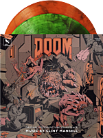 Doom (2005) - Original Motion Picture Soundtrack by Clint Mansell 2xLP Vinyl Record (Green & Orange with Black Smoke Coloured Vinyl)