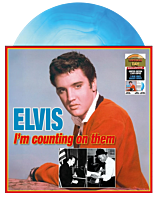 Elvis Presley - I'm Counting On Them: Sings Otis Blackwell & Don Robertson LP Vinyl Record (2024 Record Store Day Exclusive Blue Galaxy Effect Coloured Vinyl)