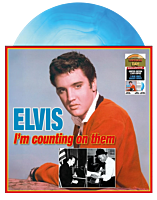 Elvis Presley - I'm Counting On Them: Sings Otis Blackwell & Don Robertson LP Vinyl Record (2024 Record Store Day Exclusive Blue Galaxy Effect Coloured Vinyl)