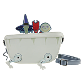 The Nightmare Before Christmas - Lock, Shock & Barrel Bath Tub Glow in the Dark 6” Crossbody Bag