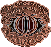 The Lord of the Rings - One Does Not Simply Walk Into Mordor Enamel Pin