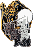 The Lord of the Rings - You Shall Not Pass Stackable Enamel Pin Set