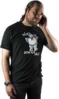 Ghostbusters - Staypuft Marshmallow Man Who Ya Gonna Call? Black Male T-Shirt