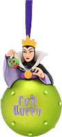 Snow White and the Seven Dwarfs (1937) - Evil Queen Disney Icons & Villains Resin Character on Glass Bauble Ornament