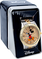 Mickey Mouse - Mickey Mouse Two-Tone Stainless Steel Watch (One Size)