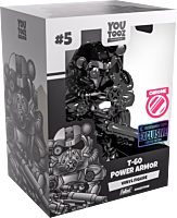 Fallout - T-60 Power Armor Chrome Variant 4.5" Vinyl Figure (Entertainment Earth Exclusive)