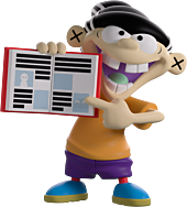 Ed, Edd n Eddy - Edd 4" Vinyl Figure