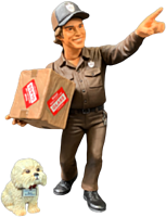 Ace Ventura - HDS Delivery Collectable 4.5" Scale Action Figure
