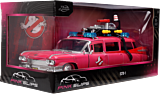 jada toys 1:24 bhostbusters ecto-1 cadillac 1959 caça fantasma pink